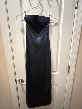 Zara Midi Strapless Dress S NWT